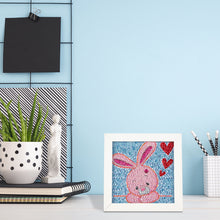 Load image into Gallery viewer, Diamond Painting - Full Crystal - Cartoon bunny (18*18CM)
