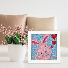 Load image into Gallery viewer, Diamond Painting - Full Crystal - Cartoon bunny (18*18CM)