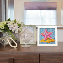 Load image into Gallery viewer, Diamond Painting - Full Crystal - Cartoon starfish (18*18CM)
