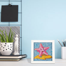 Load image into Gallery viewer, Diamond Painting - Full Crystal - Cartoon starfish (18*18CM)