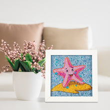 Load image into Gallery viewer, Diamond Painting - Full Crystal - Cartoon starfish (18*18CM)