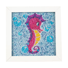 Load image into Gallery viewer, Diamond Painting - Full Crystal - Cartoon seahorse (18*18CM)