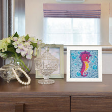 Load image into Gallery viewer, Diamond Painting - Full Crystal - Cartoon seahorse (18*18CM)