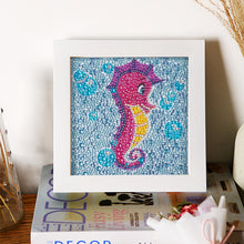 Load image into Gallery viewer, Diamond Painting - Full Crystal - Cartoon seahorse (18*18CM)