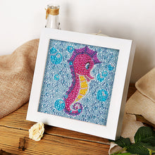 Load image into Gallery viewer, Diamond Painting - Full Crystal - Cartoon seahorse (18*18CM)