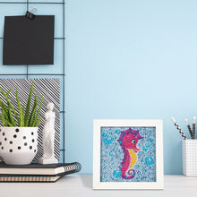 Load image into Gallery viewer, Diamond Painting - Full Crystal - Cartoon seahorse (18*18CM)