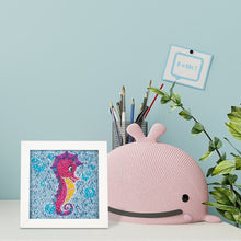 Load image into Gallery viewer, Diamond Painting - Full Crystal - Cartoon seahorse (18*18CM)