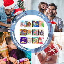 Load image into Gallery viewer, 12pcs DIY Diamond Painting Greeting Cards Mosaic Birthday Postcard
