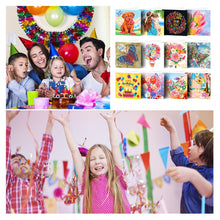 Load image into Gallery viewer, 12pcs DIY Diamond Painting Greeting Cards Mosaic Birthday Postcard