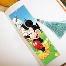 Load image into Gallery viewer, 2x Mouse Diamond Painting Bookmark DIY Special Shaped Drill Tassel