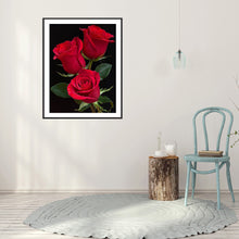 Load image into Gallery viewer, Diamond Painting - Full Round - Red rose (30*40CM)