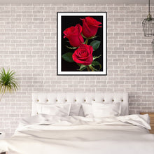 Load image into Gallery viewer, Diamond Painting - Full Round - Red rose (30*40CM)