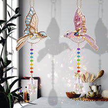 Load image into Gallery viewer, DIY Special Shape Crystal Hummingbird Diamond Painting Kit Pendant