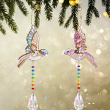 Load image into Gallery viewer, DIY Special Shape Crystal Hummingbird Diamond Painting Kit Pendant