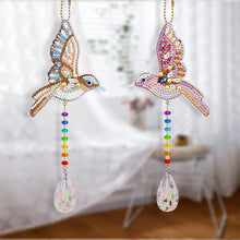 Load image into Gallery viewer, DIY Special Shape Crystal Hummingbird Diamond Painting Kit Pendant