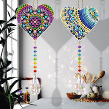 Load image into Gallery viewer, DIY Special Shape Crystal Heart Diamond Painting Kit Pendant Craft