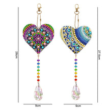 Load image into Gallery viewer, DIY Special Shape Crystal Heart Diamond Painting Kit Pendant Craft