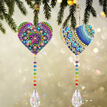 Load image into Gallery viewer, DIY Special Shape Crystal Heart Diamond Painting Kit Pendant Craft
