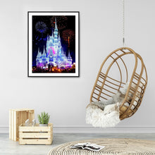 Load image into Gallery viewer, Diamond Painting - Full Round - Castle and fireworks (40*50CM)
