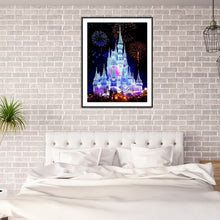 Load image into Gallery viewer, Diamond Painting - Full Round - Castle and fireworks (40*50CM)