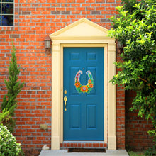 Load image into Gallery viewer, 5D DIY Dot Drill Diamond Painting Flower Wreath Kit with Chain Art Pendant