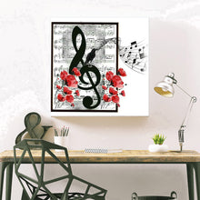 Load image into Gallery viewer, Diamond Painting - Full Round - Sheet music notes (35*35CM)
