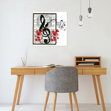 Load image into Gallery viewer, Diamond Painting - Full Round - Sheet music notes (35*35CM)