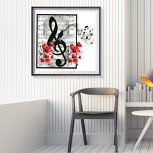 Load image into Gallery viewer, Diamond Painting - Full Round - Sheet music notes (35*35CM)