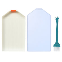 Load image into Gallery viewer, DIY Diamond Painting Point Drill Tray Storage with Cover Embroidery Tools