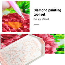Load image into Gallery viewer, DIY Diamond Painting Point Drill Tray Storage with Cover Embroidery Tools