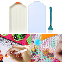 Load image into Gallery viewer, DIY Diamond Painting Point Drill Tray Storage with Cover Embroidery Tools