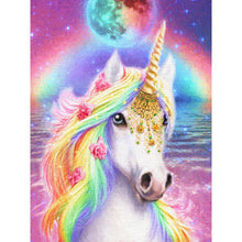 Load image into Gallery viewer, Diamond Painting - Full Round - unicorn (30*40CM)