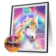 Load image into Gallery viewer, Diamond Painting - Full Round - unicorn (30*40CM)