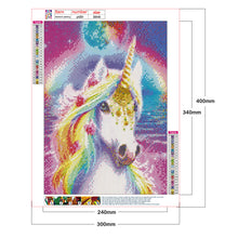 Load image into Gallery viewer, Diamond Painting - Full Round - unicorn (30*40CM)