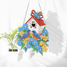 Load image into Gallery viewer, DIY Diamond Painting Double-sided Hanging Flower Wreath Kit