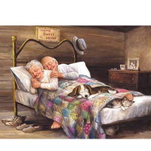 Load image into Gallery viewer, Diamond Painting - Full Round - Old couple (50*40CM)
