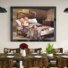 Load image into Gallery viewer, Diamond Painting - Full Round - Old couple (50*40CM)