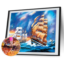 Load image into Gallery viewer, Diamond Painting - Full Round - Sailing ship at sea (40*30CM)