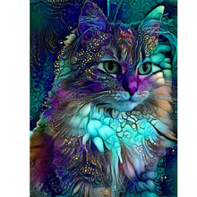Load image into Gallery viewer, Diamond Painting - Full Round - Blue cat (30*40CM)