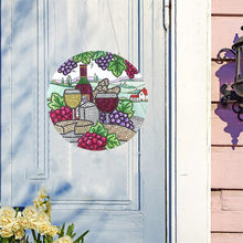 Load image into Gallery viewer, 5D DIY Special Shaped Diamond Painting Pendant Rhinestone Round Charm