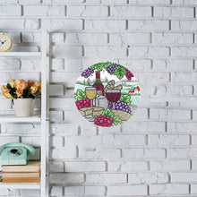 Load image into Gallery viewer, 5D DIY Special Shaped Diamond Painting Pendant Rhinestone Round Charm