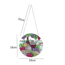 Load image into Gallery viewer, 5D DIY Special Shaped Diamond Painting Pendant Rhinestone Round Charm