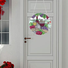 Load image into Gallery viewer, 5D DIY Special Shaped Diamond Painting Pendant Rhinestone Round Charm