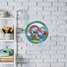 Load image into Gallery viewer, 5D DIY Special Shaped Diamond Painting Pendant Rhinestone Round Charm