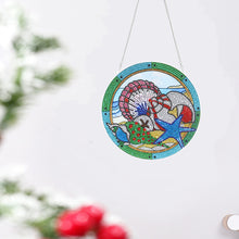Load image into Gallery viewer, 5D DIY Special Shaped Diamond Painting Pendant Rhinestone Round Charm
