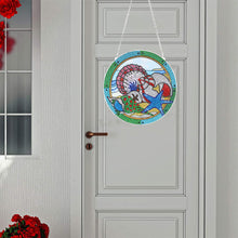 Load image into Gallery viewer, 5D DIY Special Shaped Diamond Painting Pendant Rhinestone Round Charm