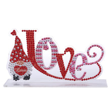 Load image into Gallery viewer, DIY Crystal Diamond Painting Valentines Day Desk Ornaments Kit