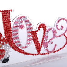 Load image into Gallery viewer, DIY Crystal Diamond Painting Valentines Day Desk Ornaments Kit
