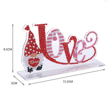 Load image into Gallery viewer, DIY Crystal Diamond Painting Valentines Day Desk Ornaments Kit