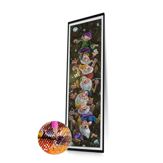 Diamond Painting - Full Round - Seven Dwarfs Disney Fairy Tale (30*90CM)
